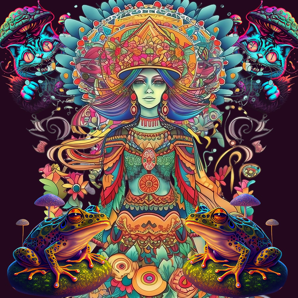 Psychedelic Pop Square